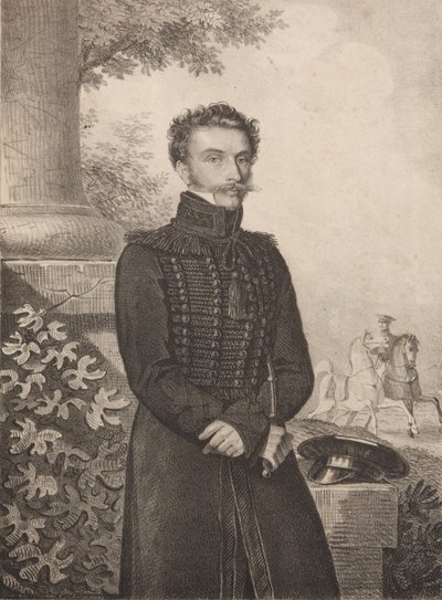 Retrato del Conde Paul Khristoforovich Grabbe 1789-1875, 1820s de Carl von Hampeln