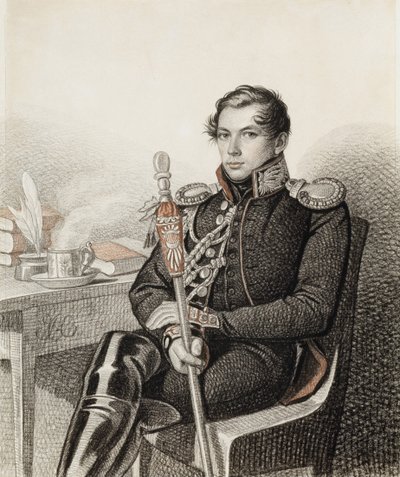 Retrato del Conde Pyotr Petrovich Konovnitsyn 1803-1830, 1822-1823 de Carl von Hampeln
