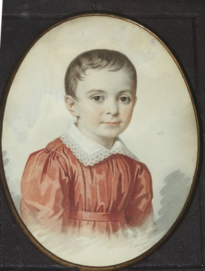 Retrato de Eugenia Kochubey de niña, 1849 de Carl von Hampeln