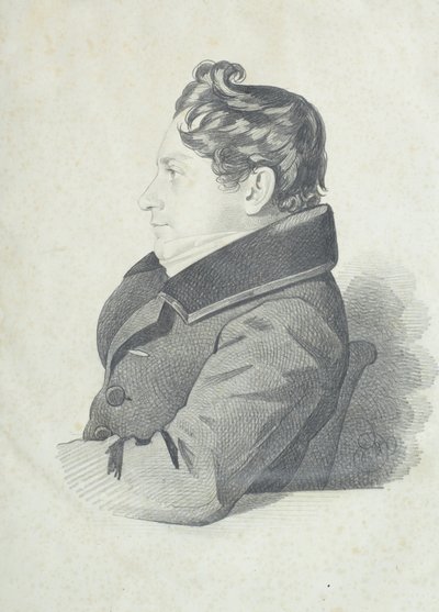 Retrato de Nikolay Adrianovich Divov 1792-1878, 1830s de Carl von Hampeln
