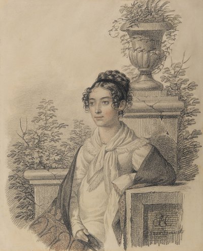Retrato de Olga Nikolaevna Kokoshkina, née Rezanova de Carl von Hampeln