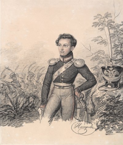Retrato de Pavel Kotlubitsky, finales de 1810s de Carl von Hampeln