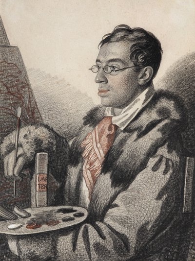 Autorretrato, 1820-1823 de Carl von Hampeln