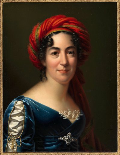 Retrato de la escritora Caroline Pichler 1769-1843 de Carl von Sales