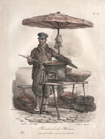 Vendedor de castañas de Carle Vernet