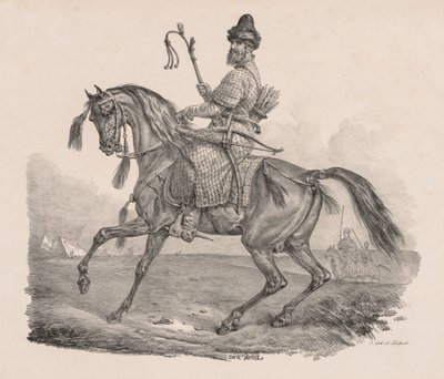 Jinete cosaco, c. 1820 de Carle Vernet