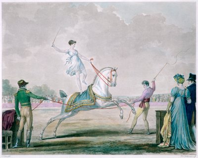 Ejercicios del Caballo de Circo, c1818-1836 de Carle Vernet