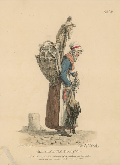 Marchande de Volaille et de Gibier de Carle Vernet