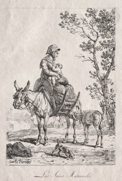 Cuidado maternal de Carle Vernet