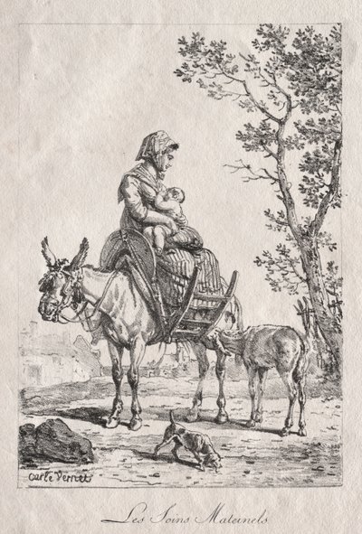 Cuidado maternal de Carle Vernet