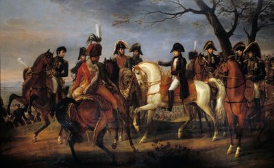 Napoleón dio la orden antes de la batalla de Austerlitz el 2 de diciembre de Carle Vernet