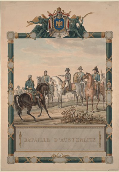 La batalla de Austerlitz el 2 de diciembre de 1805, 1805 de Carle Vernet