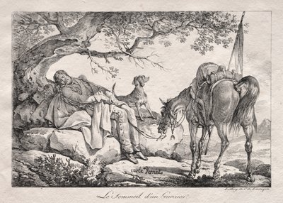 The Sleeping Soldier de Carle Vernet