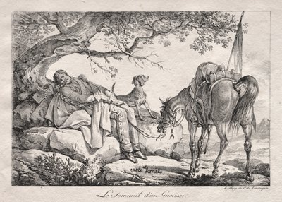 El soldado dormido de Carle Vernet