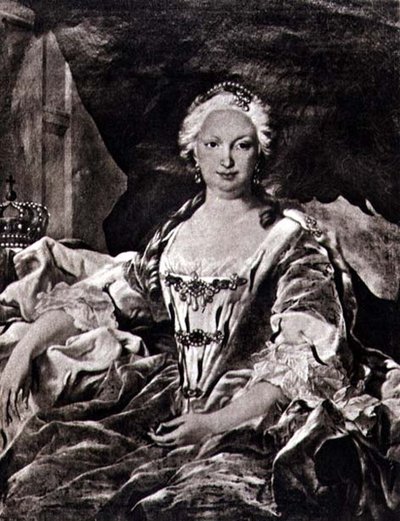 Isabella (Elizabeth) de Farnesio (1692-1766) (litografía) de Carle van (after) Loo