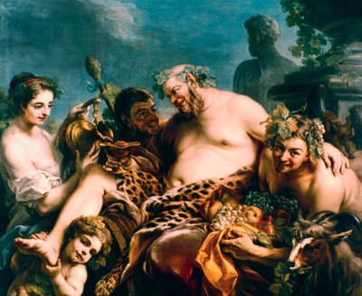 Silenus borracho, 1747 de Carle van Loo