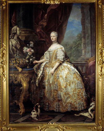 Retrato de la Reina María Leszczyńska, Reina de Francia de Carle van Loo