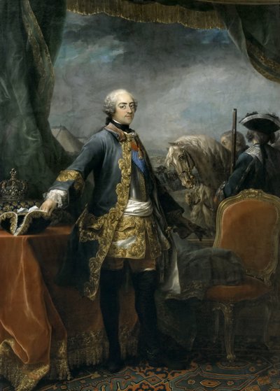 Retrato del Rey Luis XV 1710-1774 de Carle van Loo