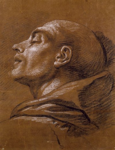 Estudio, dibujo a sanguina de Carle van Loo