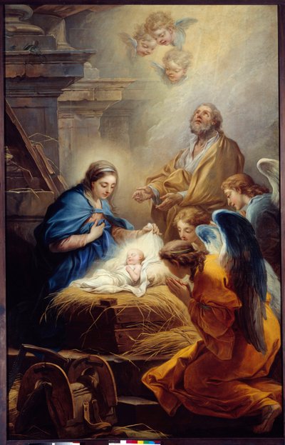 La adoración de los ángeles de Carle van Loo