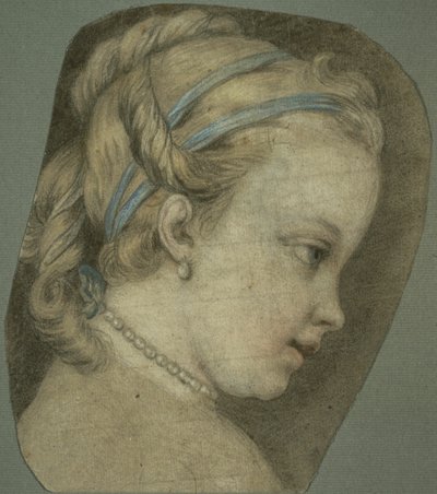 Chica joven mirando a la derecha de Carle van Loo