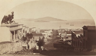 Isla de Alcatraz y Bahía de San Francisco, Mirando al Norte de Carleton E. Watkins