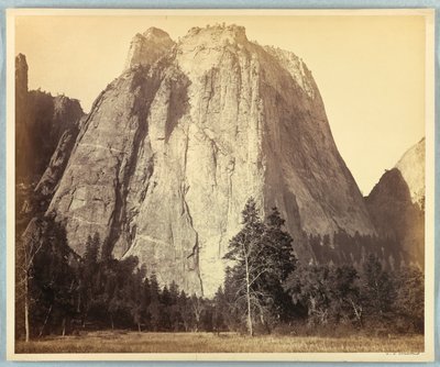 Roca Catedral, Yosemite de Carleton E. Watkins