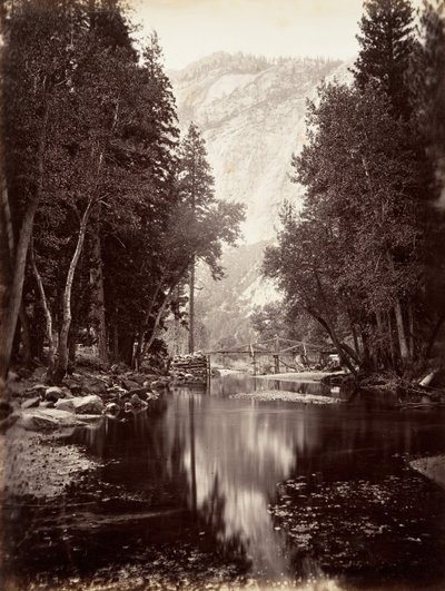 Eagle Point, 4,000 pies, Yosemite, ca. 1872, impreso ca. 1876 de Carleton E. Watkins.