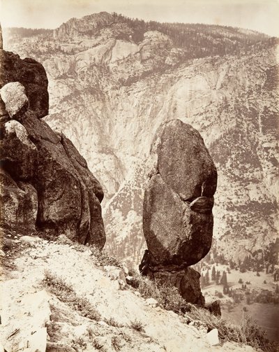 Punto del Águila, Yosemite de Carleton E. Watkins.