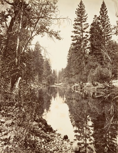 Río Merced, Yosemite de Carleton E. Watkins.