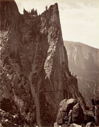 Roca Sentinel, Yosemite de Carleton E. Watkins.