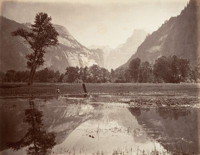 Las cúpulas, Yosemite, ca. 1872, impreso ca. 1876 de Carleton E. Watkins.