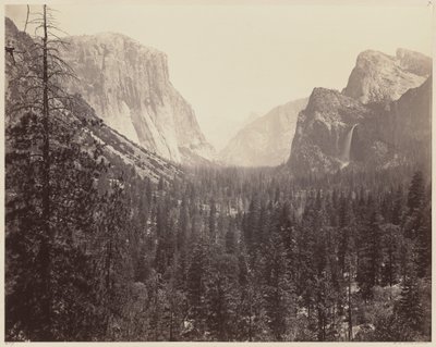 El valle de Yosemite desde el sendero Mariposa de Carleton E. Watkins