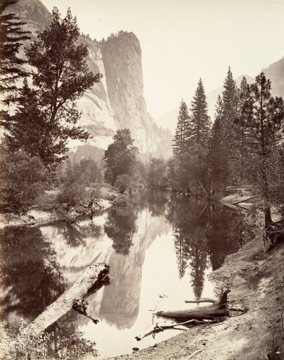 Torre de Washington, Yosemite, ca. 1872, impreso ca. 1876 de Carleton E. Watkins.