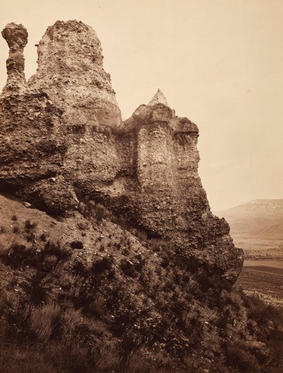 Witches Rock, cerca de Echo City, Utah de Carleton E. Watkins