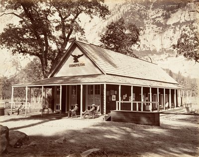 Salón Cosmopolita, ca. 1872, impreso ca. 1876 de Carleton Emmons Watkins