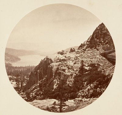 Lago Donner. C. P. R. R, ca. 1878 de Carleton Emmons Watkins