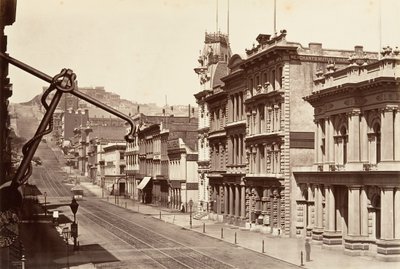 Lado norte de la calle California de Carleton Emmons Watkins