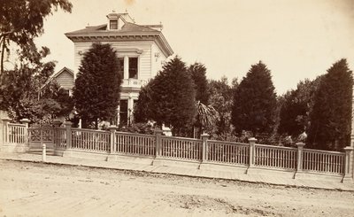 Residencia de Charles Bernard. 312 Oak Street, San Francisco, California, ca. 1876 de Carleton Emmons Watkins