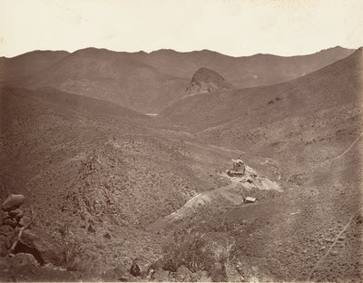 Pozo del túnel Sutro No. 2, 1875, impreso ca. 1876 de Carleton Emmons Watkins
