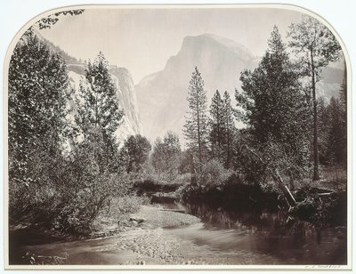 Taysayac, Half Dome, 4967 pies, Yosemite de Carleton Emmons Watkins