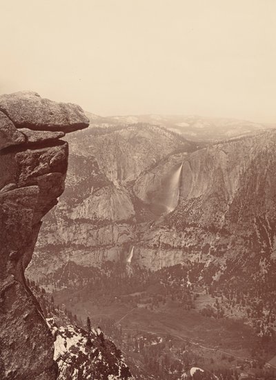 Las cataratas de Yosemite, desde Glacier Point,1878-1881 (foto) de Carleton Emmons Watkins