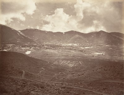 Virginia City, 1875, impreso ca. 1876 de Carleton Emmons Watkins