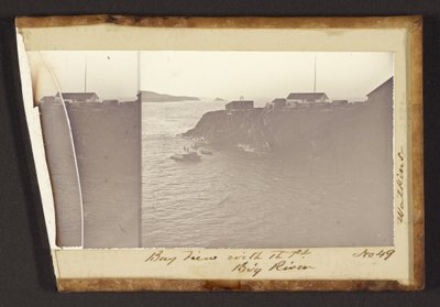 Vista de la bahía con el Pt. Big River de Carleton Watkins