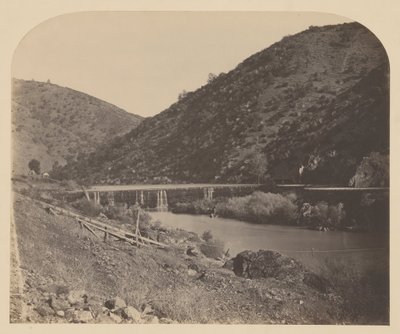 Presa Benton, río Merced de Carleton Watkins