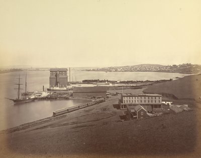 [La ciudad de Vallejo vista desde el sur de Vallejo] de Carleton Watkins