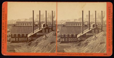 Molino Pan Consolidado de Virginia, Virginia City de Carleton Watkins