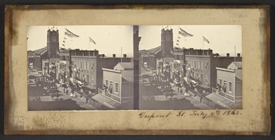 Calle Dupont, 4 de julio de 1862 de Carleton Watkins