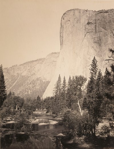 El Capitan (3600 pies) Yosemite de Carleton Watkins