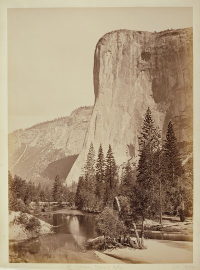 [El Capitan, Yosemite Valley] de Carleton Watkins